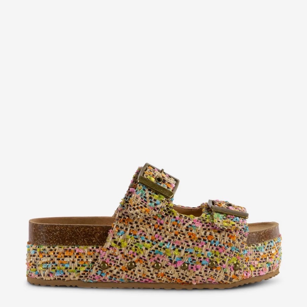 Steve Madden Deceptively Bright Multi Sandals